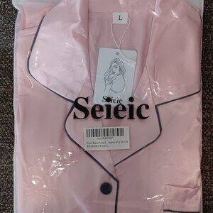 Womans Seieic Pajama Set Pink